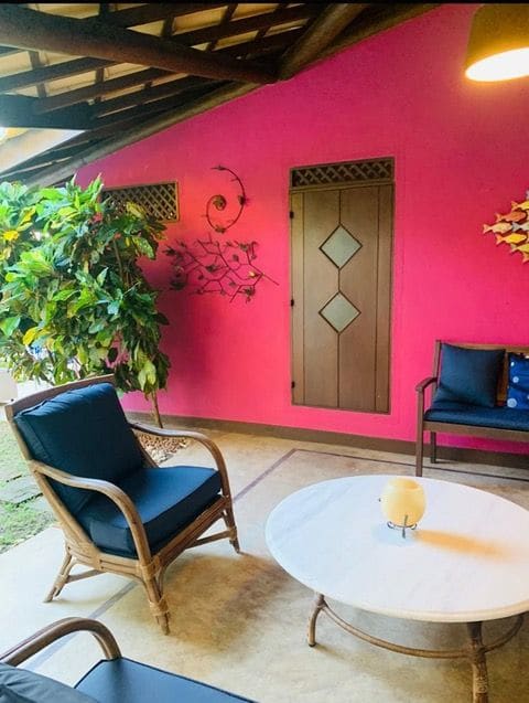 Veranda seating area