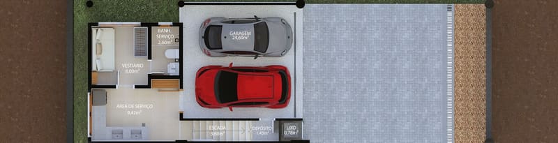 Lower level floor plan