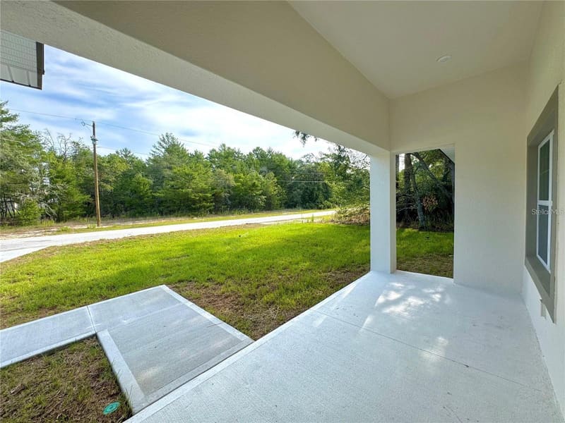 Covered front porch
